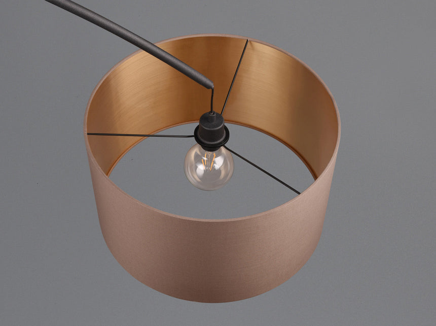 Trio Mansur Taupe metal floor lamp 419200141