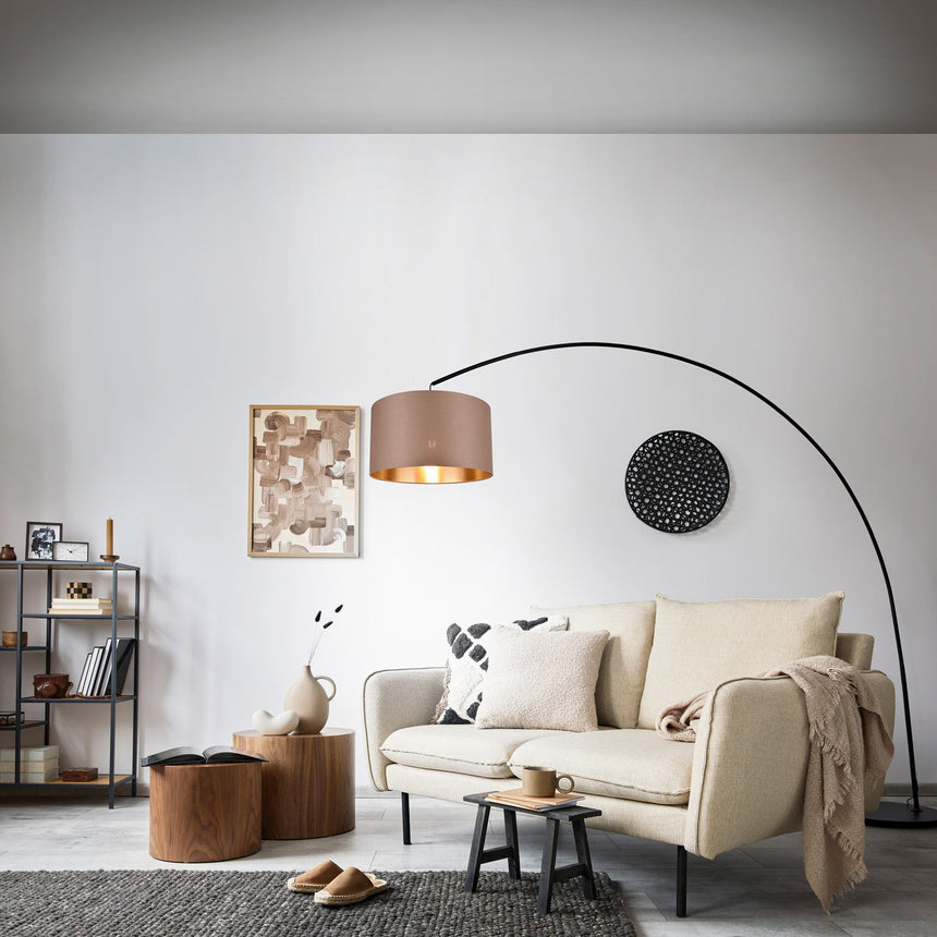Trio Mansur Taupe metal floor lamp 419200141