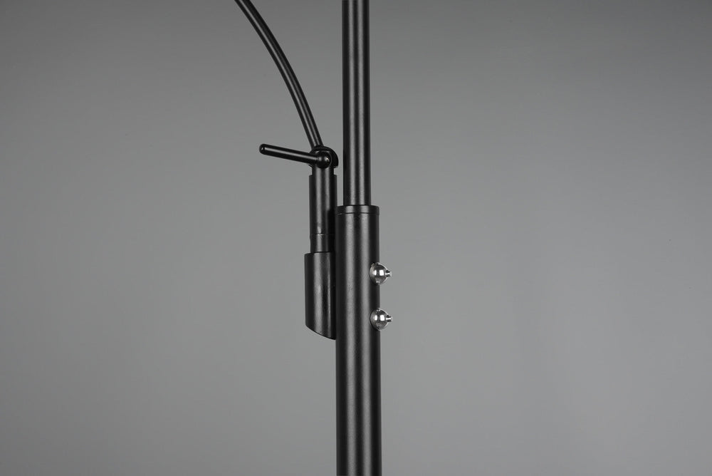 Trio Granby LED floor lamp metal black mat 424310232