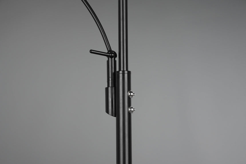 Trio Granby LED floor lamp metal black mat 424310232