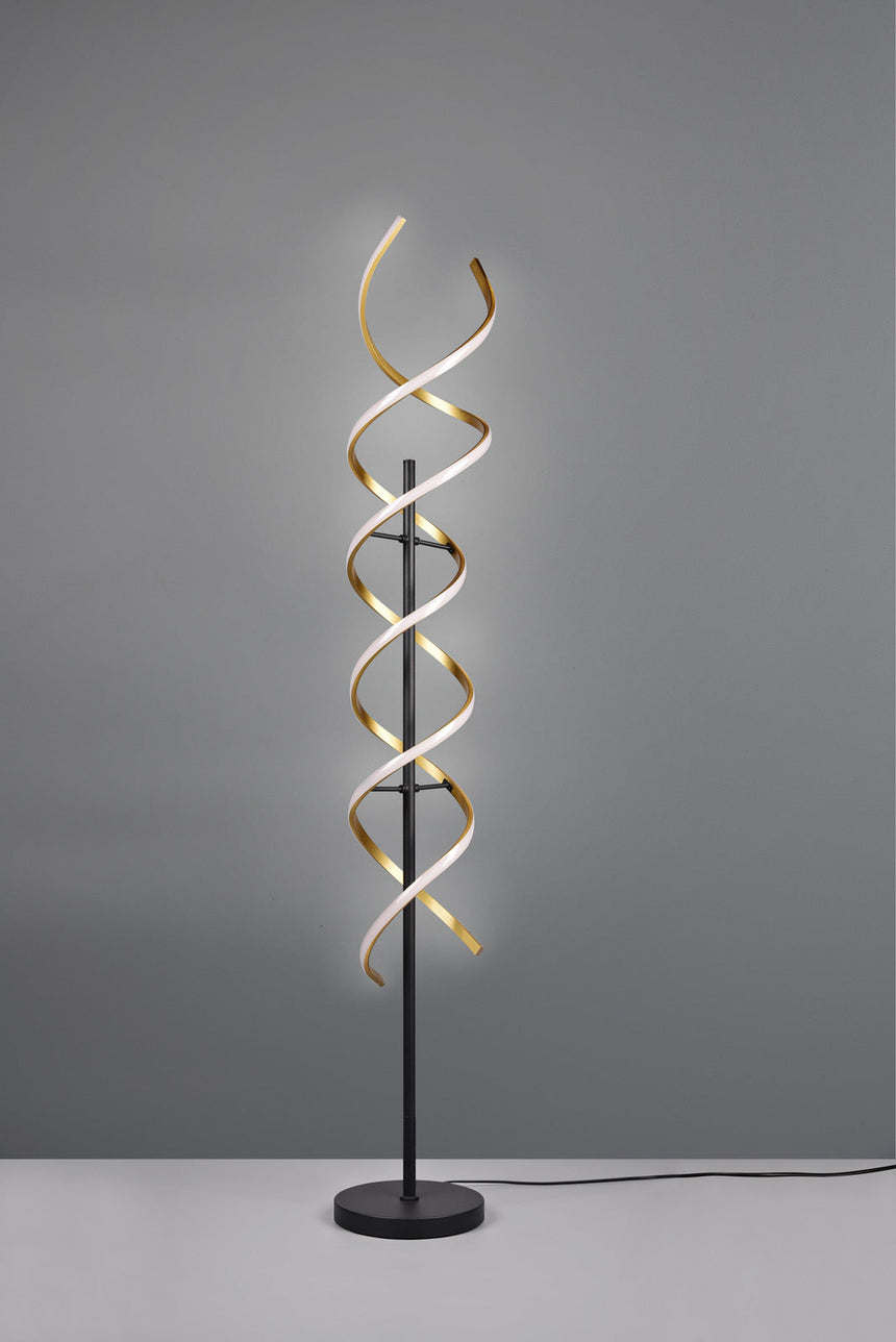Trio Sequence Matte bronze aluminum LED floor lamp 441810208