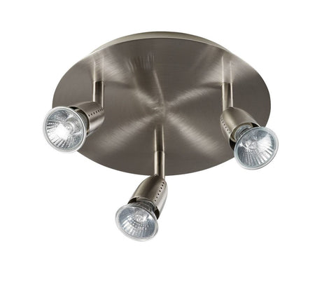 MDC ECCO 554133501 Foco ECCO base 3 focos cromo mate