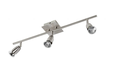 MDC ECCO 554163501 Foco ECCO Regleta de 3 focos Cromo Mate