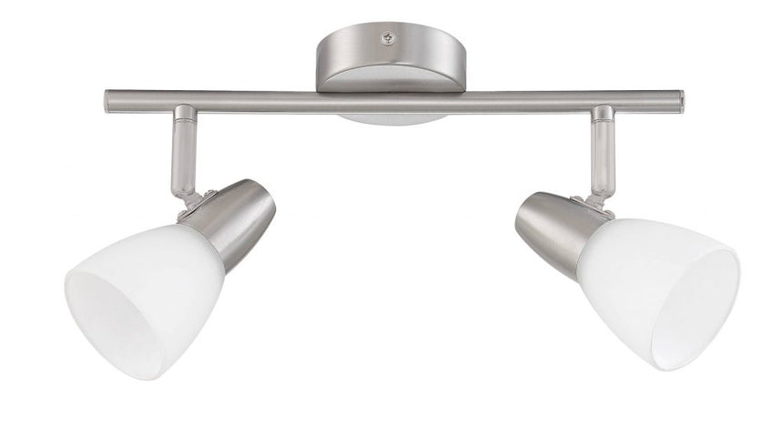 MDC SALSA 576713501 Foco SALSA regleta de 2 focos Cromo mate