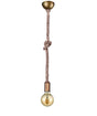 Trio ROPE 310100104 Colgante Vintage cuerda bronce viejo