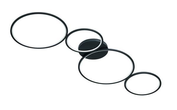 Trio Rondo 622610432 Plafón Negro