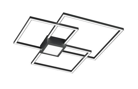 Trio Hydra 676210442 Plafón LED Antracita negro