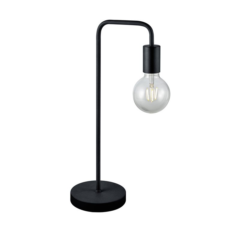 Lámpara de sobremesa grande Trio Diallo negro mate 51cm 508000132