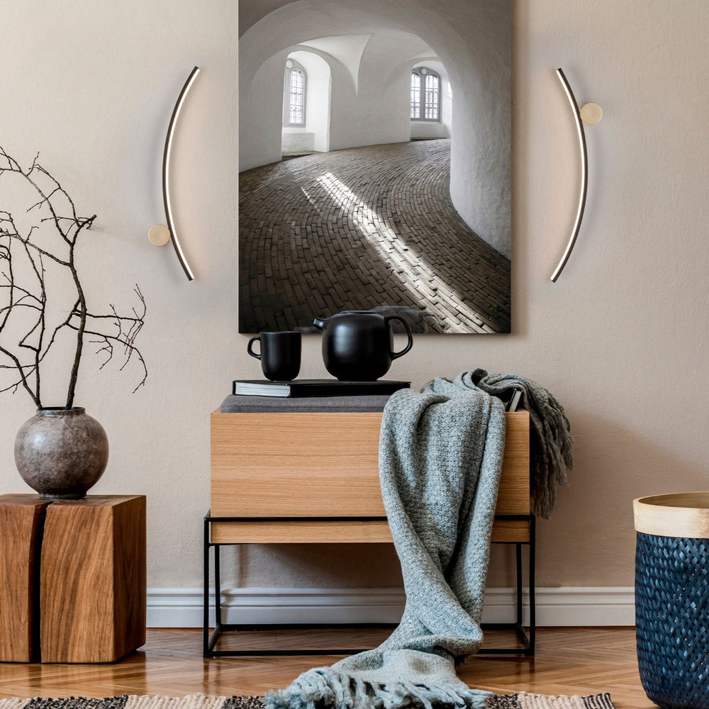 Schuller Smile Wall Lamp black and gold 522744