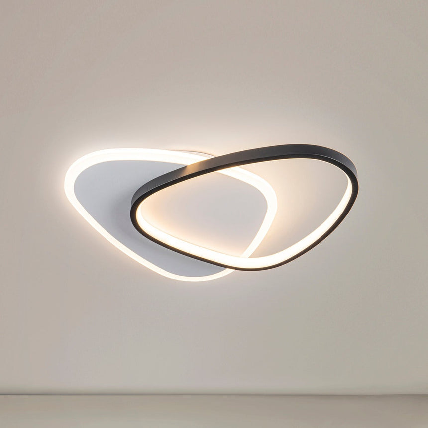 Schuller Romo ceiling lamp black and white 522867