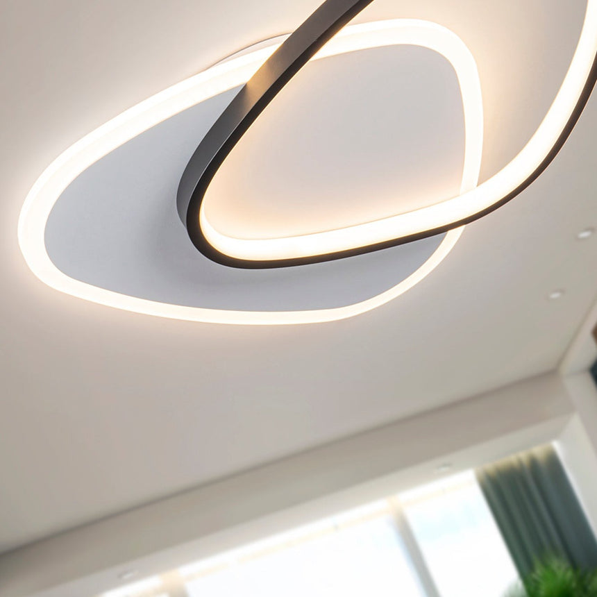 Schuller Romo ceiling lamp black and white 522867