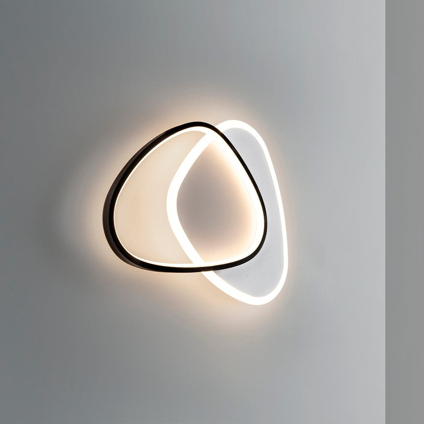 Schuller Romo ceiling lamp black and white 522867