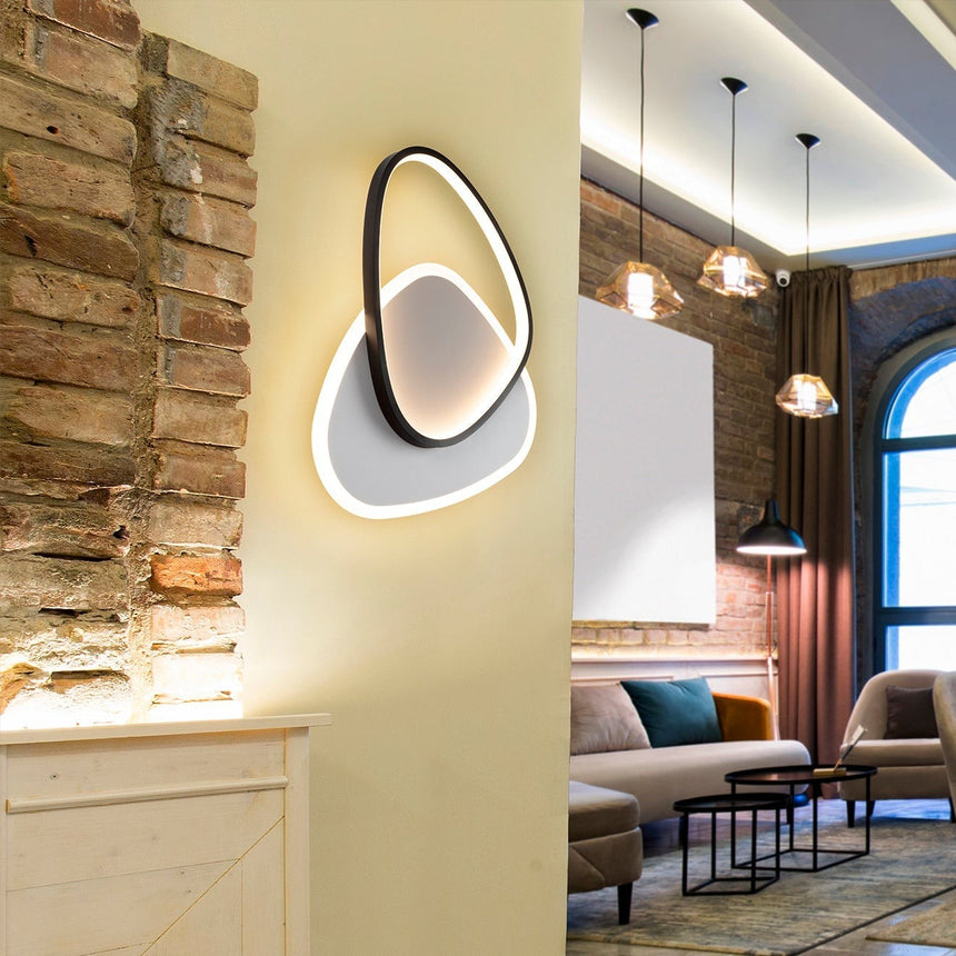 Schuller Romo ceiling lamp black and white 522867