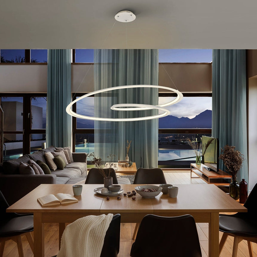 Schuller Looping Pendant Ceiling Lamp White Ø97 527637