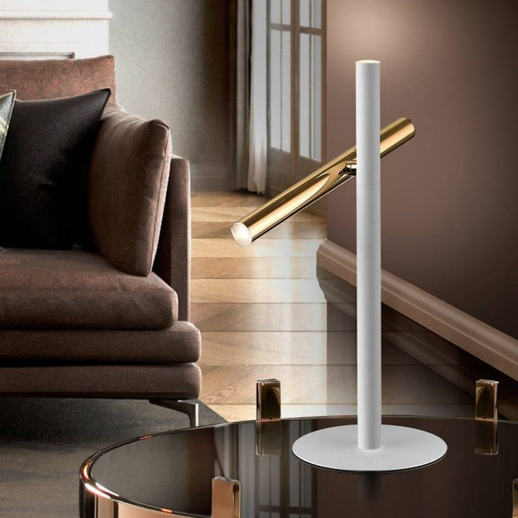 Schuller Varas 373599 SOBREMESA VARAS ORO/BLANC 2L