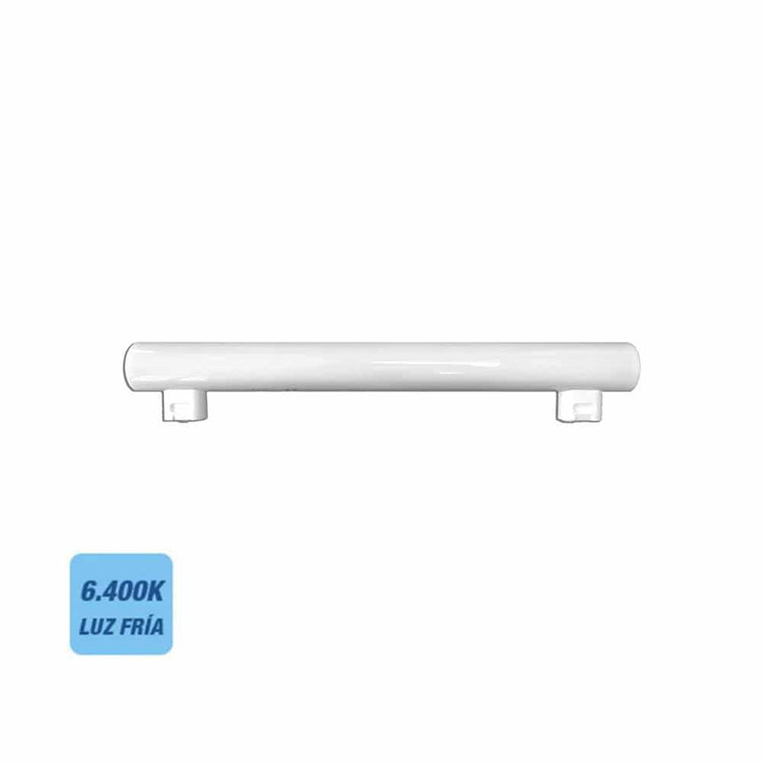 BOMBILLA LINESTRA LED 7W 500 LUMENS 6.400K LUZ FRIA 2 CASQUILLOS S14S EDM | Elektro3