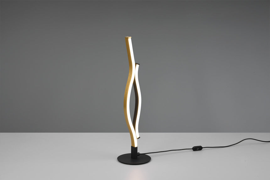 Trio Blaze LED Table Lamp Matte Bronze Metal 541210208