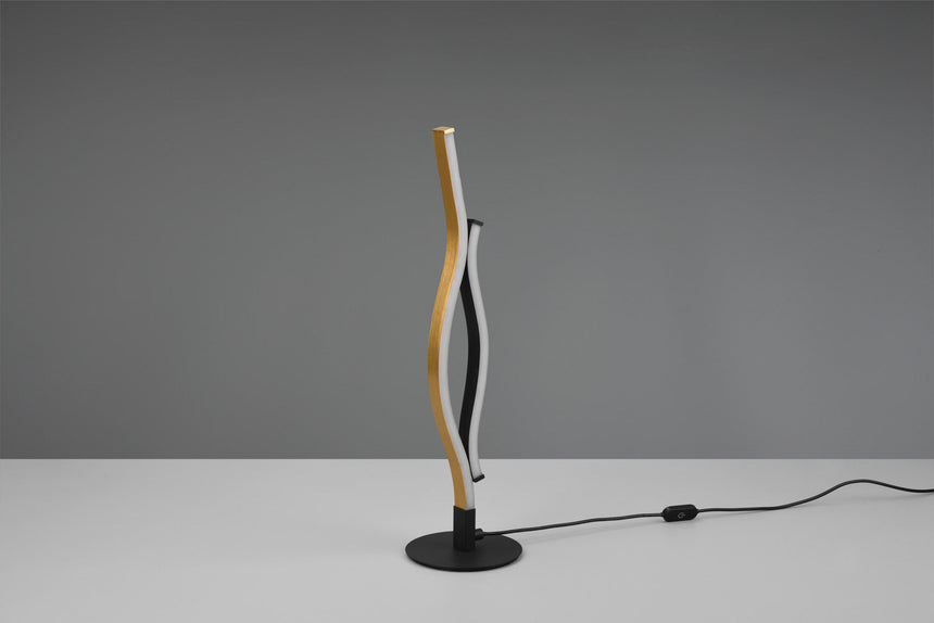 Trio Blaze LED Table Lamp Matte Bronze Metal 541210208