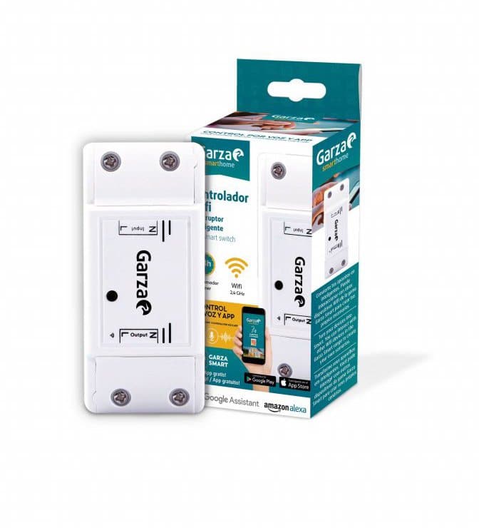 Garza 401261 Smarthome Smart Switch Integrated Wifi smart switch, compatible with Alexa, iOS and Google Home