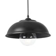 Forlight FIRE 1DE0266NEG Colgante vintage 1 luz negro