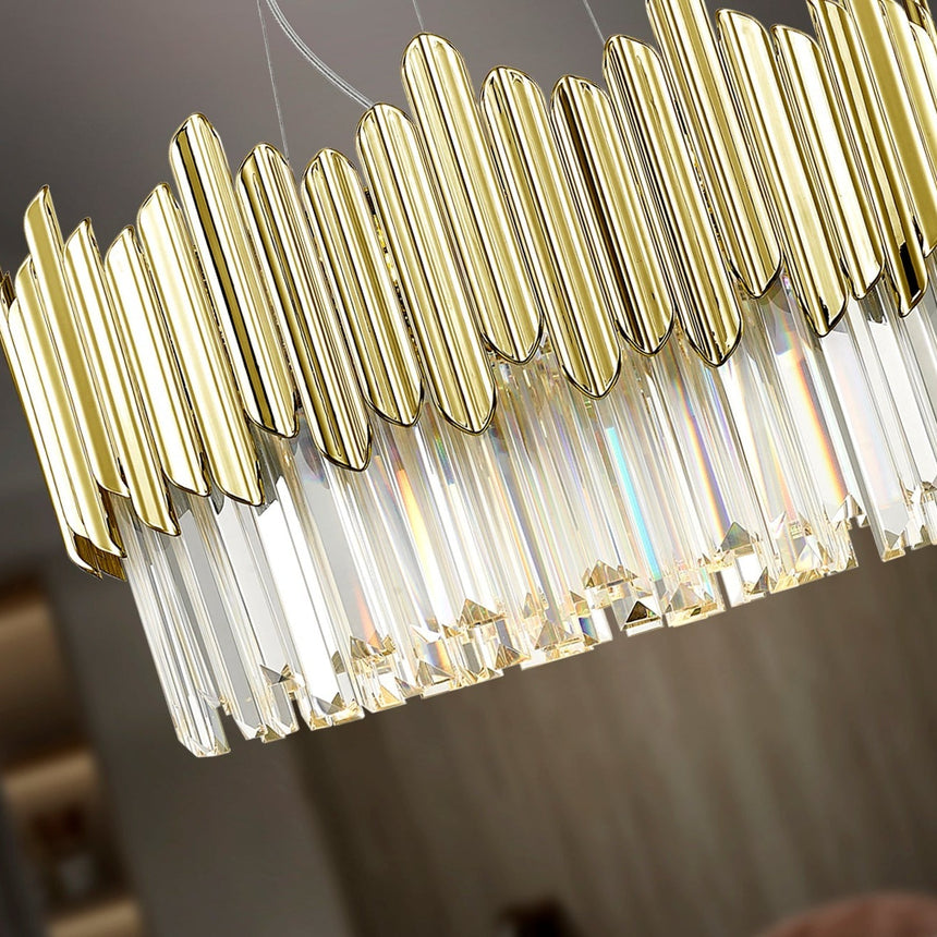 Schuller Tiara 6-Light Pendant Light, Chrome and Gold 605137