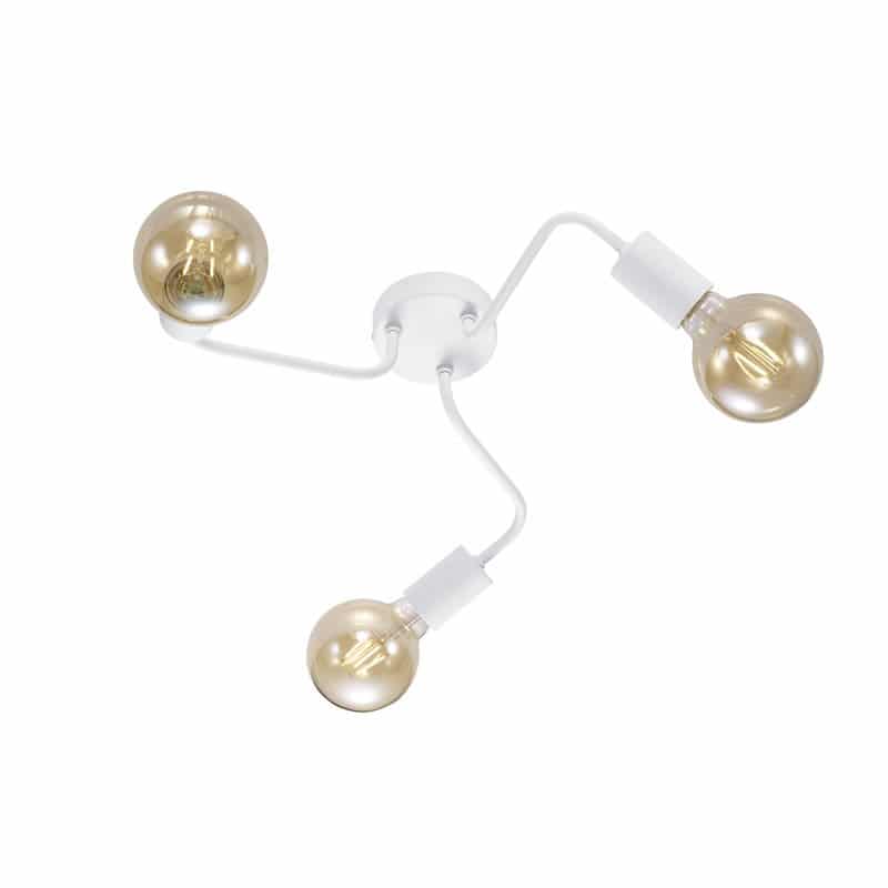 Trio DIALLO 608000331 Plafón metal blanco