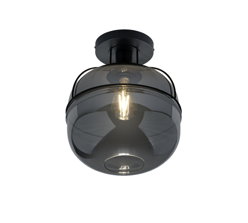 Trio Lorena black ceiling light 615190132