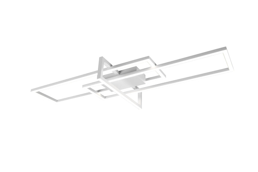Trio Salinas LED metal ceiling light mat white 620310331