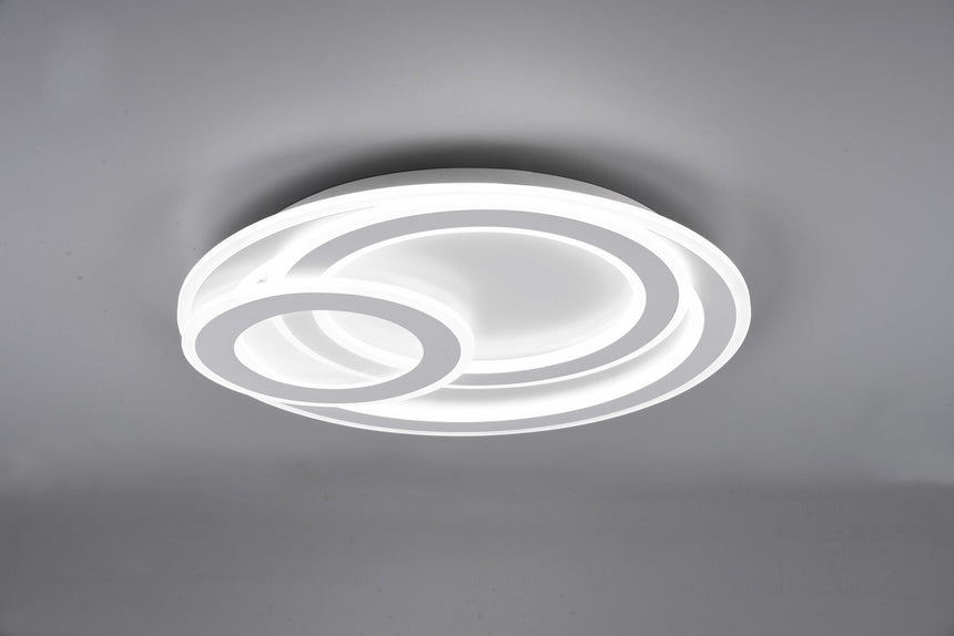 Trio Mita LED ceiling light metal mat white 629210331