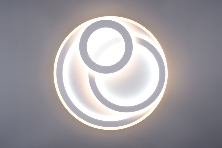 Trio Mita LED ceiling light metal mat white 629210331