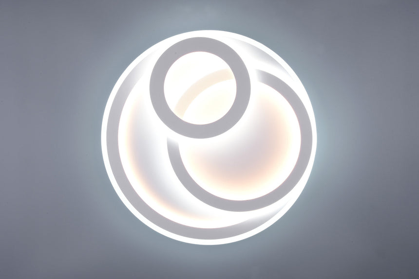 Trio Mita LED ceiling light metal mat white 629210331