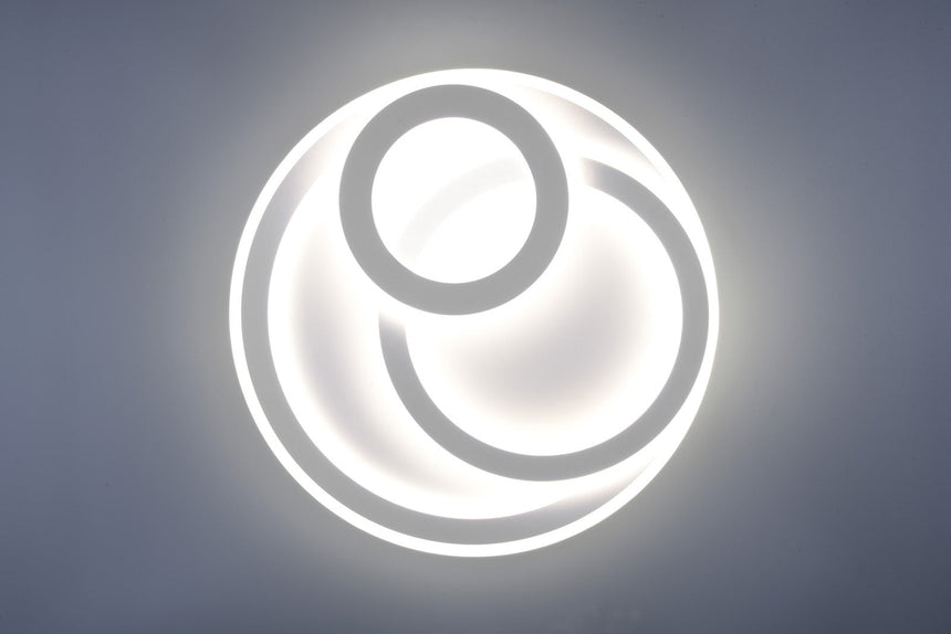 Trio Mita LED ceiling light metal mat white 629210331