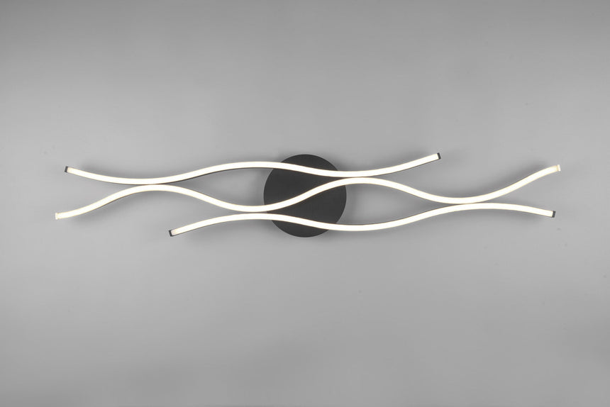 Trio Blaze Plafón LED metal bronce mate 641210308