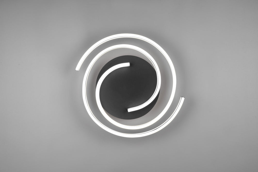 Trio Caya LED ceiling light matt bronze metal 641910208