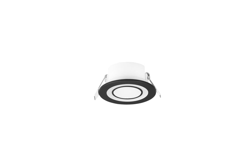 Trio Core Recessed LED plastic mat black 652510132