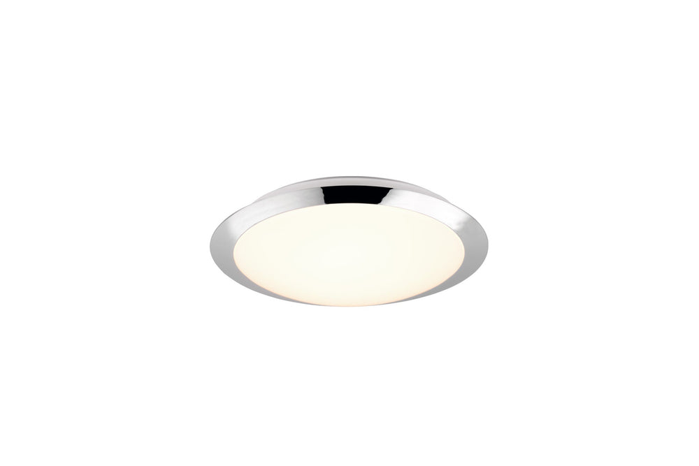 Trio Umberto LED plastic chrome ceiling lamp 680310106