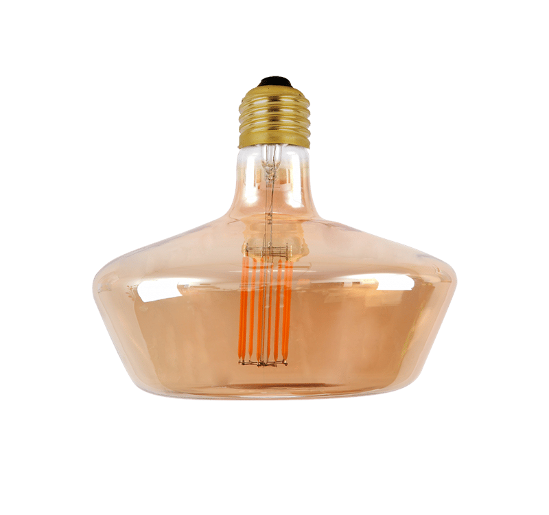 Mun Filament 780827 Amber Filament LED Bulb 8W 2300K vintage
