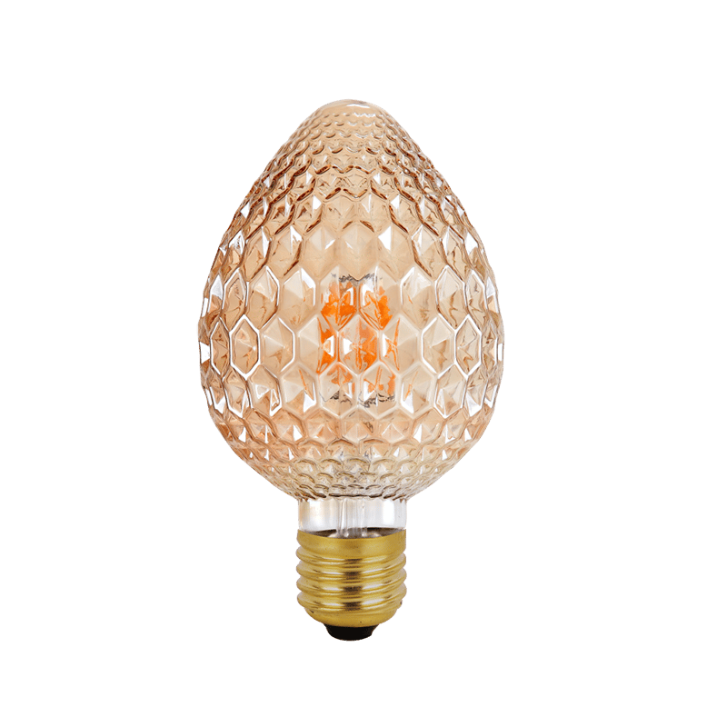 Mun Filament 790427 Amber Filament LED Bulb 4W 2300K vintage