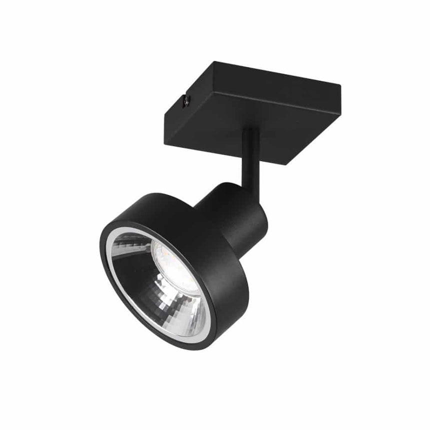 Trio Leon Foco de metal estera negra 800700132