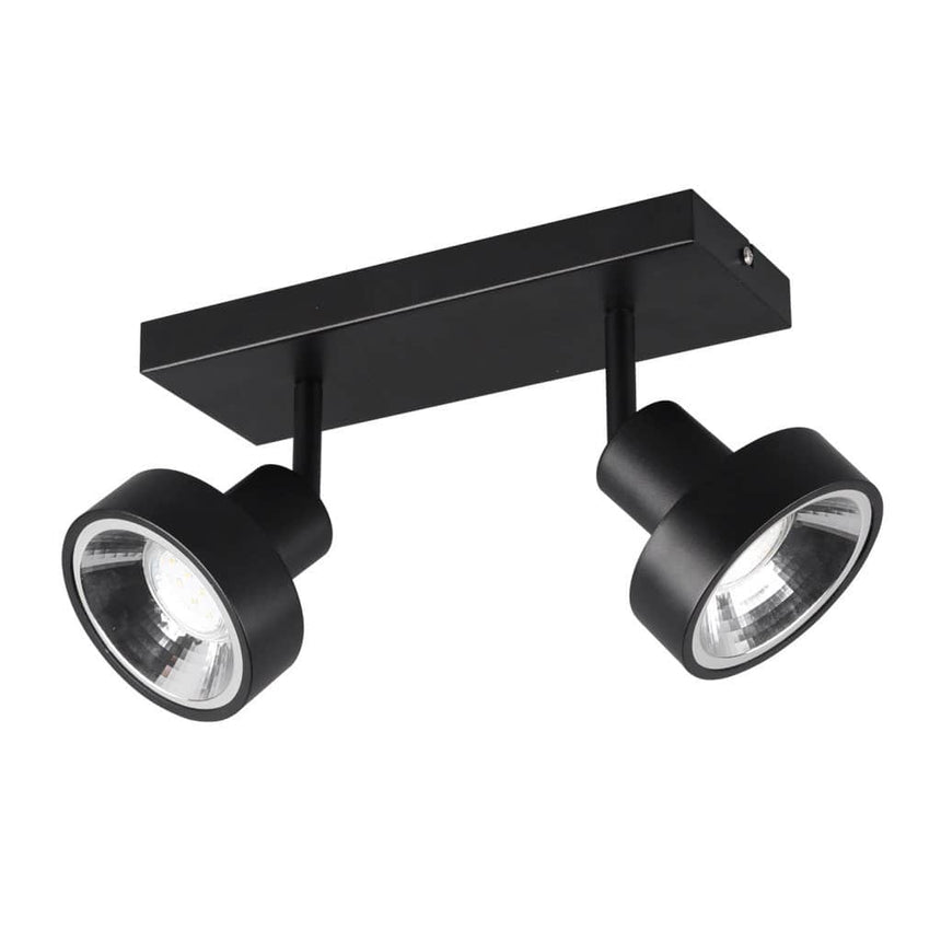 Trio Leon Foco de metal estera negra 800700232