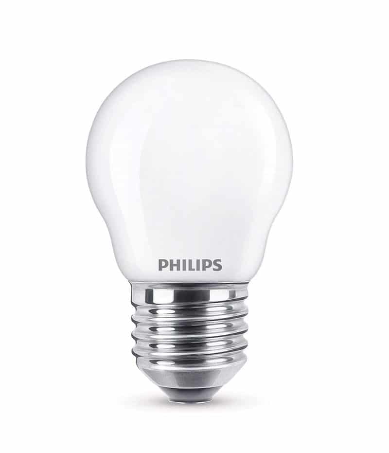 Philips Bombilla LED Esférica 4,3W E27 Cálida 76347300