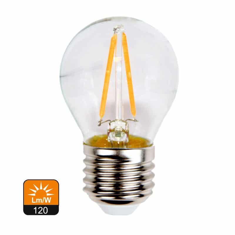 RSR 0564 Clear G45 Filament Spherical Bulb E27 4W 4000K