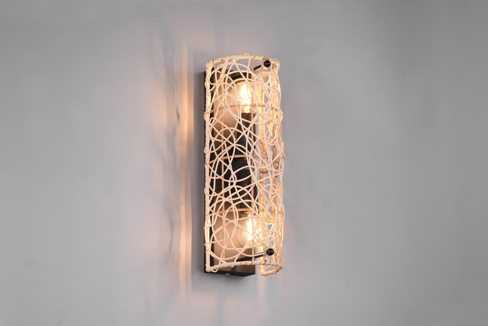Trio Lovis Wall light rattan mesh natural finish R21142036