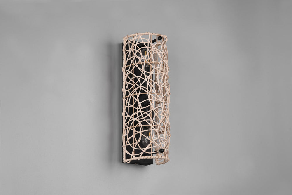 Trio Lovis Wall light rattan mesh natural finish R21142036