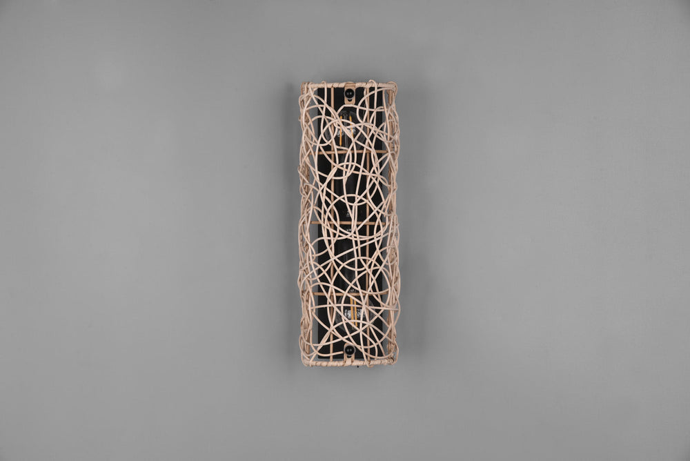 Trio Lovis Wall light rattan mesh natural finish R21142036