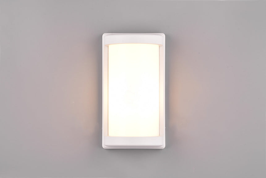 Trio Puelo Exterior wall light cast aluminum mat white R21186131
