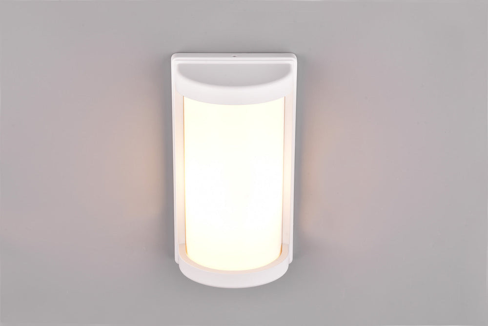 Trio Puelo Exterior wall light cast aluminum mat white R21186131