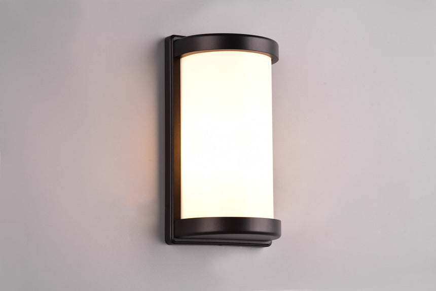 Trio Puelo Wall Lamp cast aluminum black mat R21186132