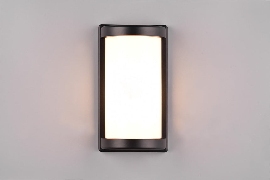 Trio Puelo Wall Lamp cast aluminum black mat R21186132