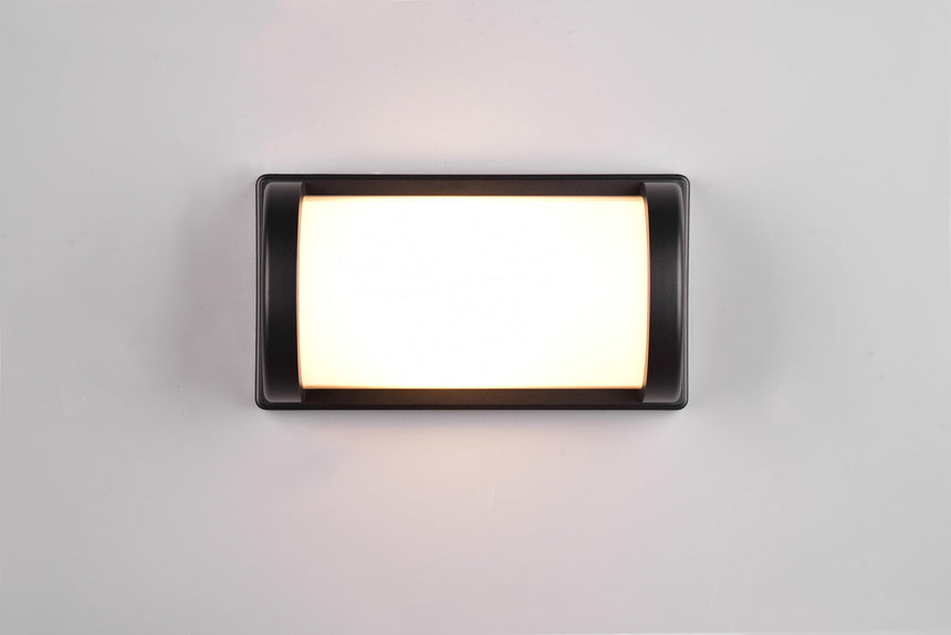 Trio Puelo Wall Lamp cast aluminum black mat R21186132